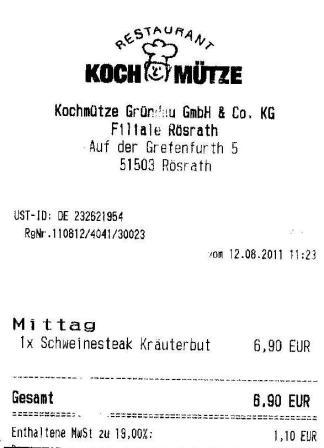 waehl Hffner Kochmtze Restaurant